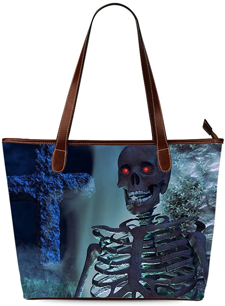 Price:$39.99    Shoulder Tote Bag for Women, Sugar Skull Shoulder Bag Handbag Two-sided Printing  Clothing