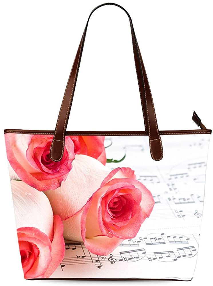 Price:$39.99    Shoulder Tote Bag for Women, Rose Shoulder Bag Handbag Two-sided Printing  Clothing