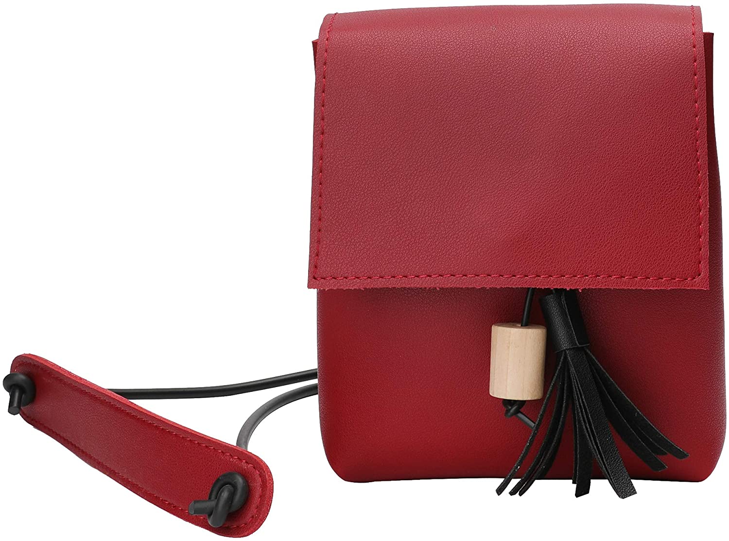 Price:$8.99 Vantoo Cell Phone Purse Crossbody Shoulder Bag with Adjustable Strap for Teen Girls Women Walking, Shopping, Dating (Red2)  Handbags   