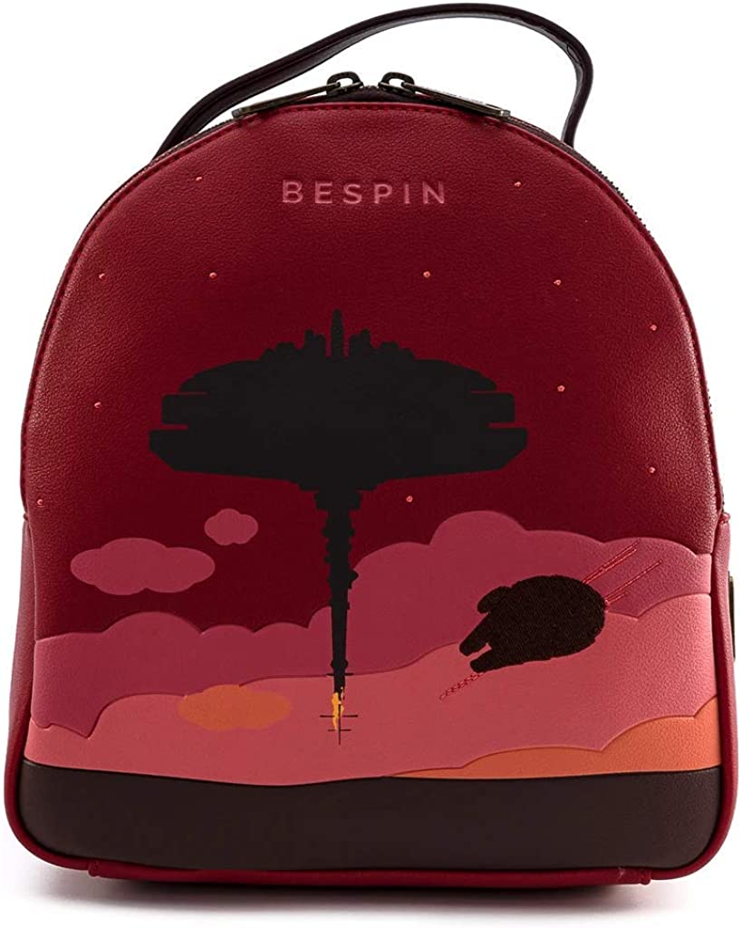 Price:$70.00 Loungefly Star Wars Bespin Women's Double Strap Shoulder Bag Purse  Handbags   