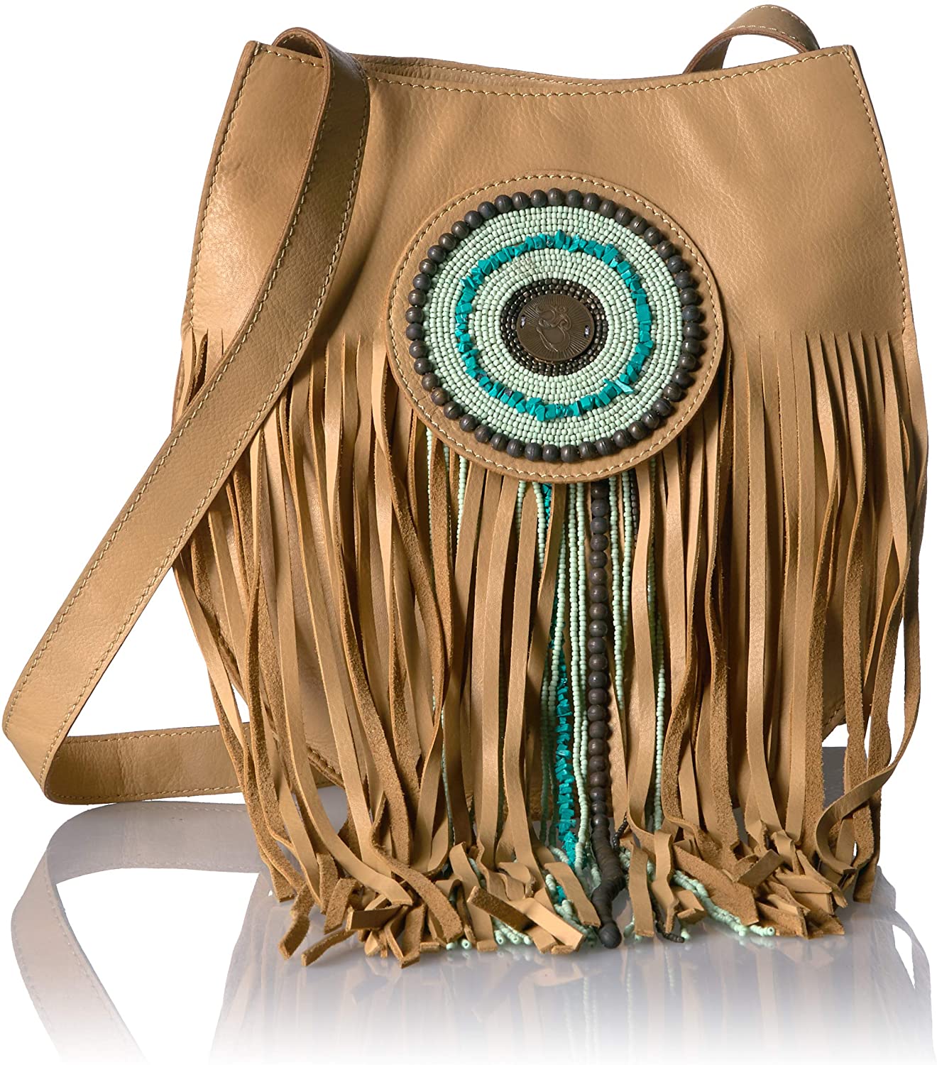 Price:$122.02    Sam Edelman Karina Fringe Hobo, Nude  Clothing