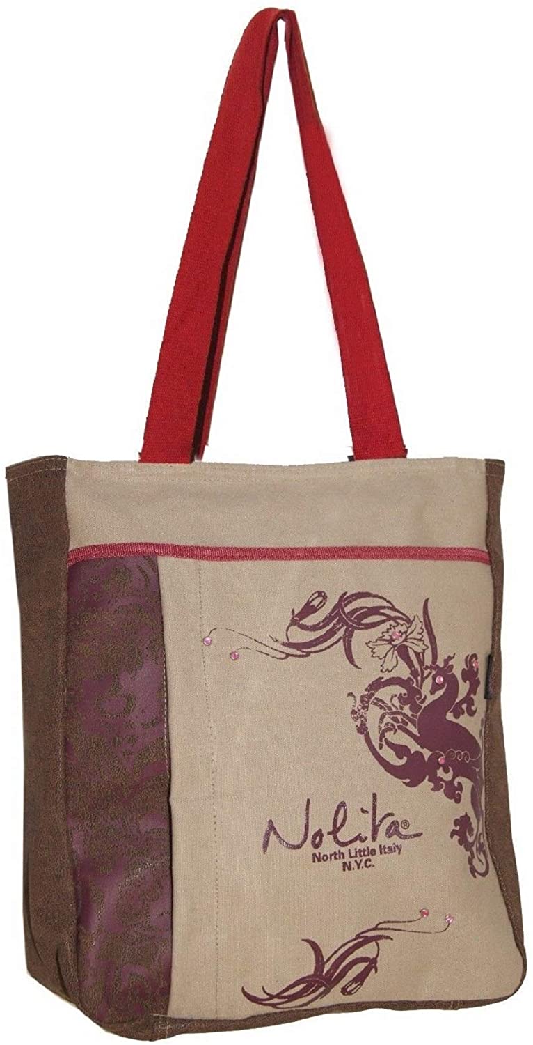 Price:$9.99 Nolita Shoulder Bag, hand Bag Beige Italian Brand(36cm/14")  Handbags   