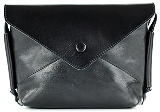 Price:$39.99 UER Women's Genuine Leather Envelope Foldover Mini Cross-Body Shoulder Bag  Handbags   