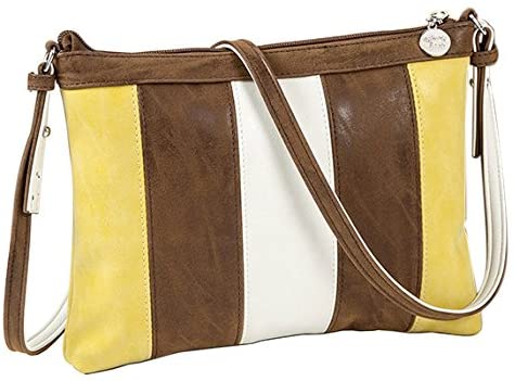 Price:$42.00    Sydney Love Reversible Color Block Tote Bag, Linen/Brown/Lime, Medium  Clothing