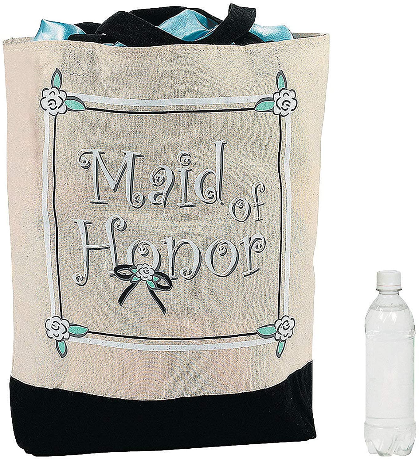 Price:$11.97    Fun Express - (XL Maid of Honor Tote Bag for Wedding - Apparel Accessories - Totes - Novelty Totes - Wedding - 1 Piece  Clothing