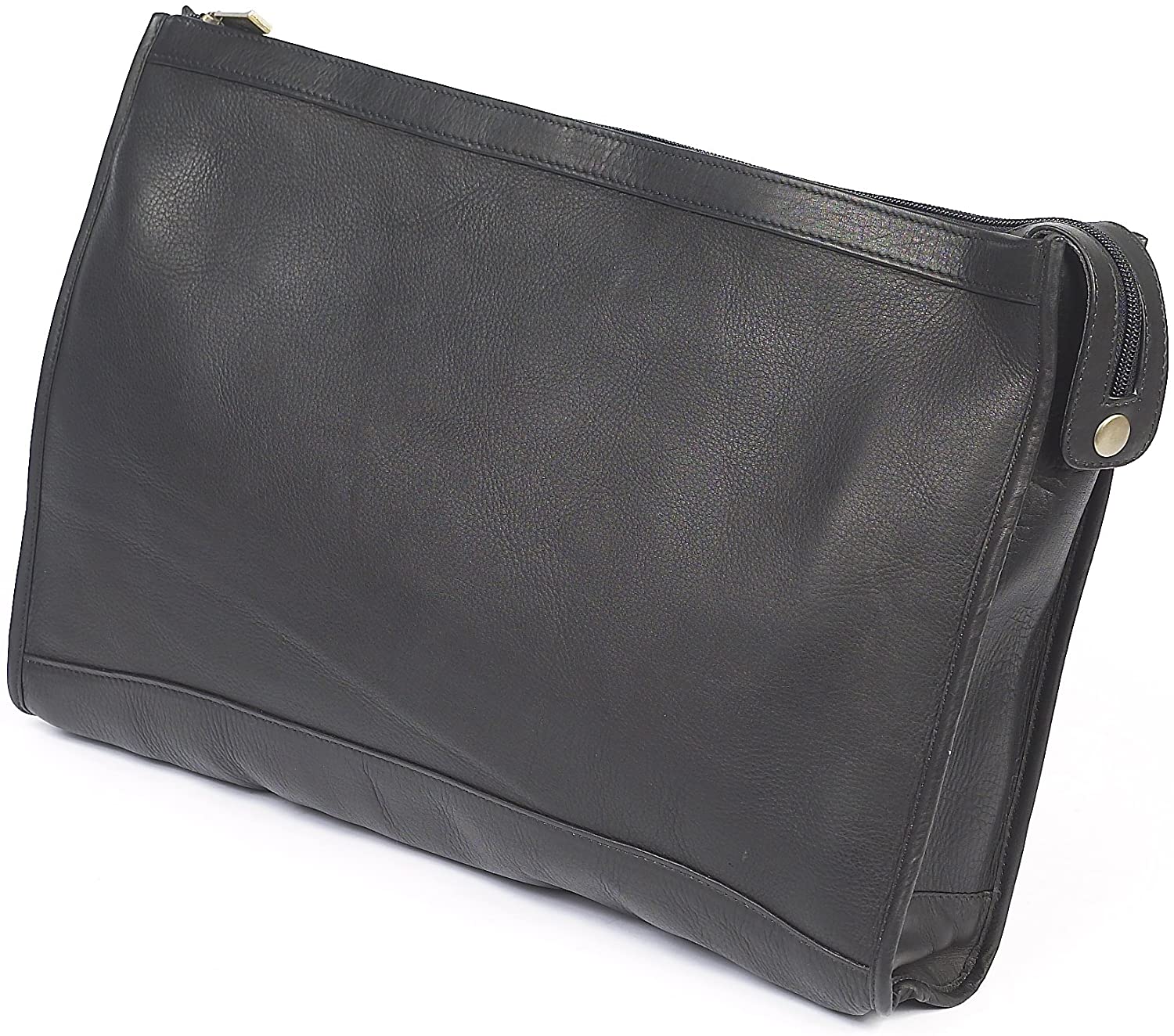 Price:$105.37    Claire Chase Zippered Folio Pouch, Black, One Size  Claire Chase  Clothing