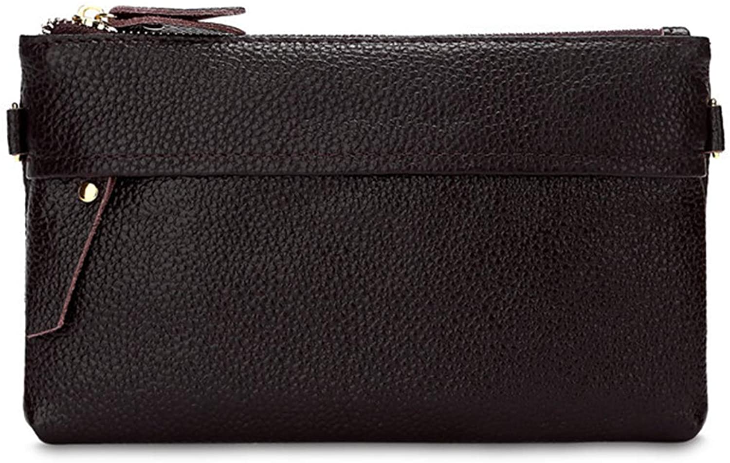 Price:$11.99 NOVACHIC Women Crossbody Wallet Genuine Leather Shoulder Handbag with Removable Strap Clutch Purse Small Wristlet Crossbody Bag (Coffee)  Handbags   