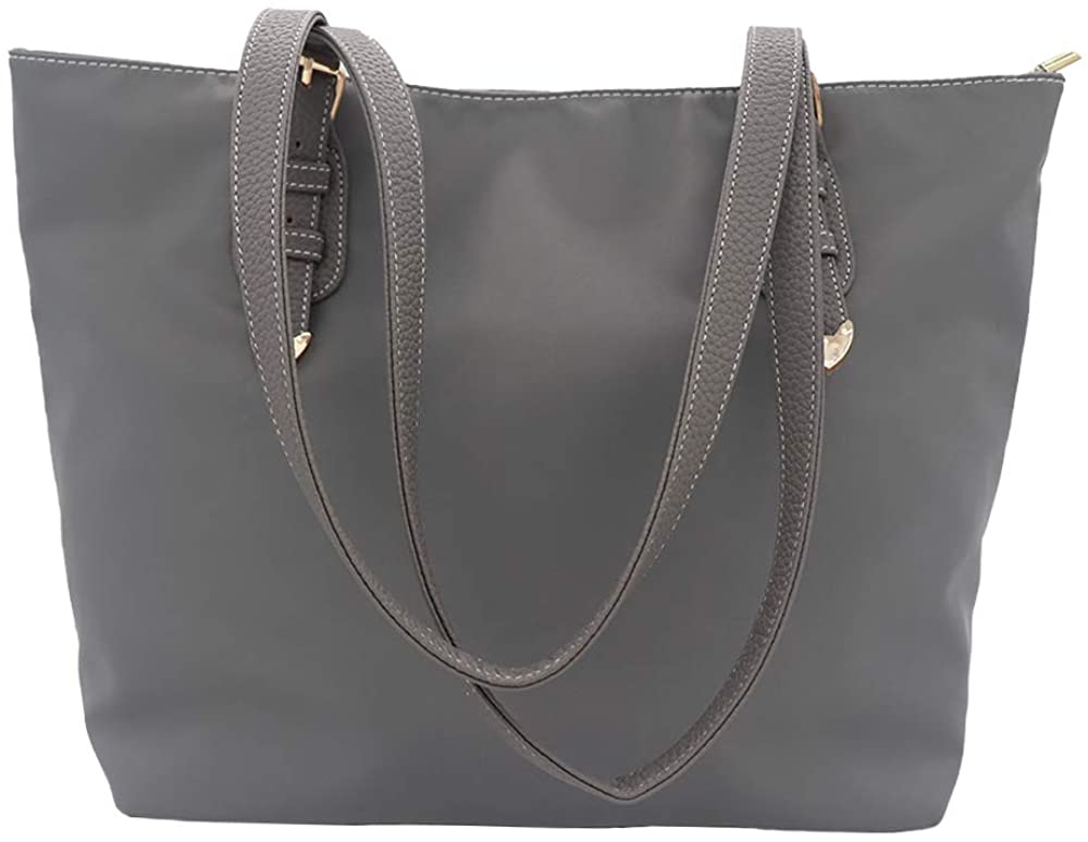 Price:$29.99    Oxford Splash Proof Tote Bag for Women Purse Large Capacity Shoulder Bags Package (Grey)  Clothing
