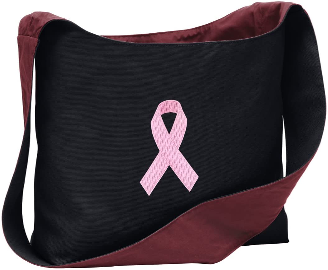 Price:$32.99    Pink Ribbon Tote Bag Sling Style Cross Body Totes  Clothing
