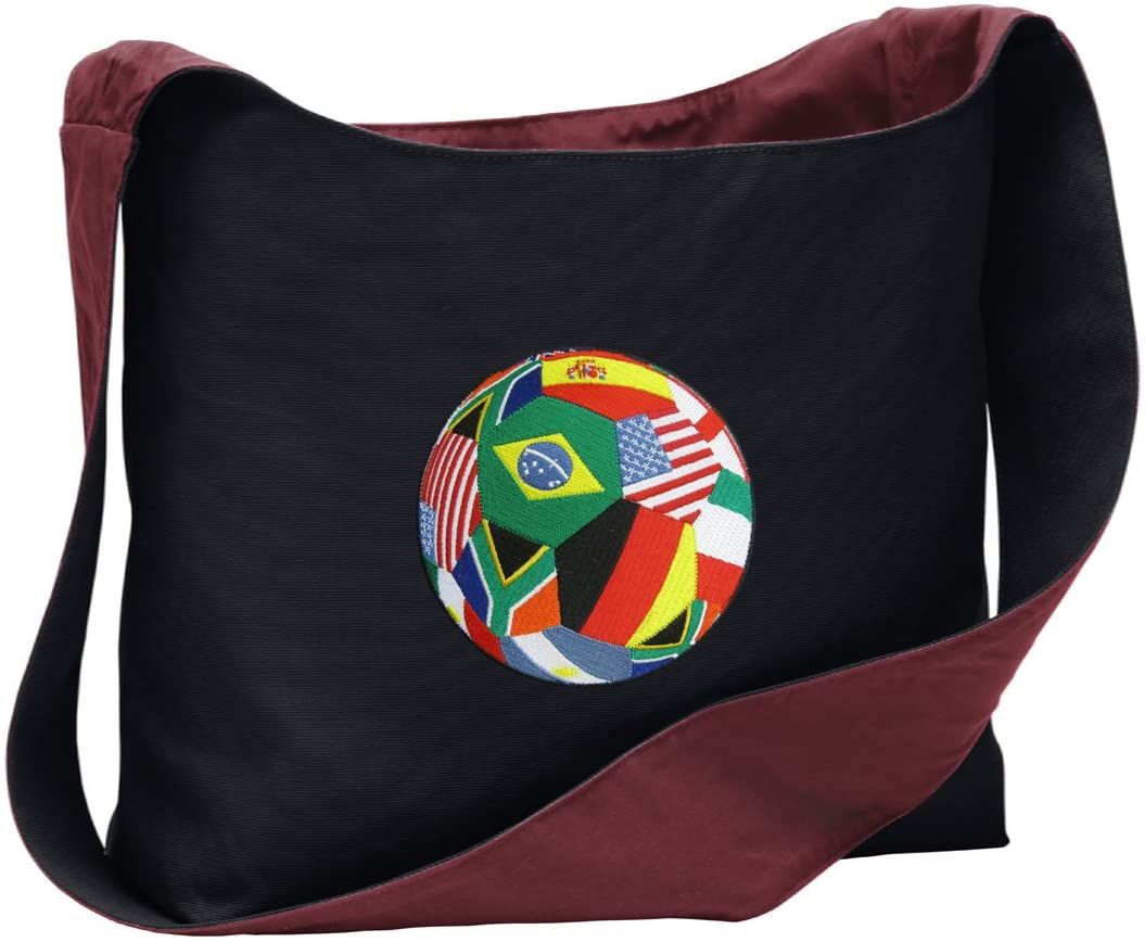 Price:$32.99    Soccer Tote Bag Sling Style Cross Body Totes  Clothing