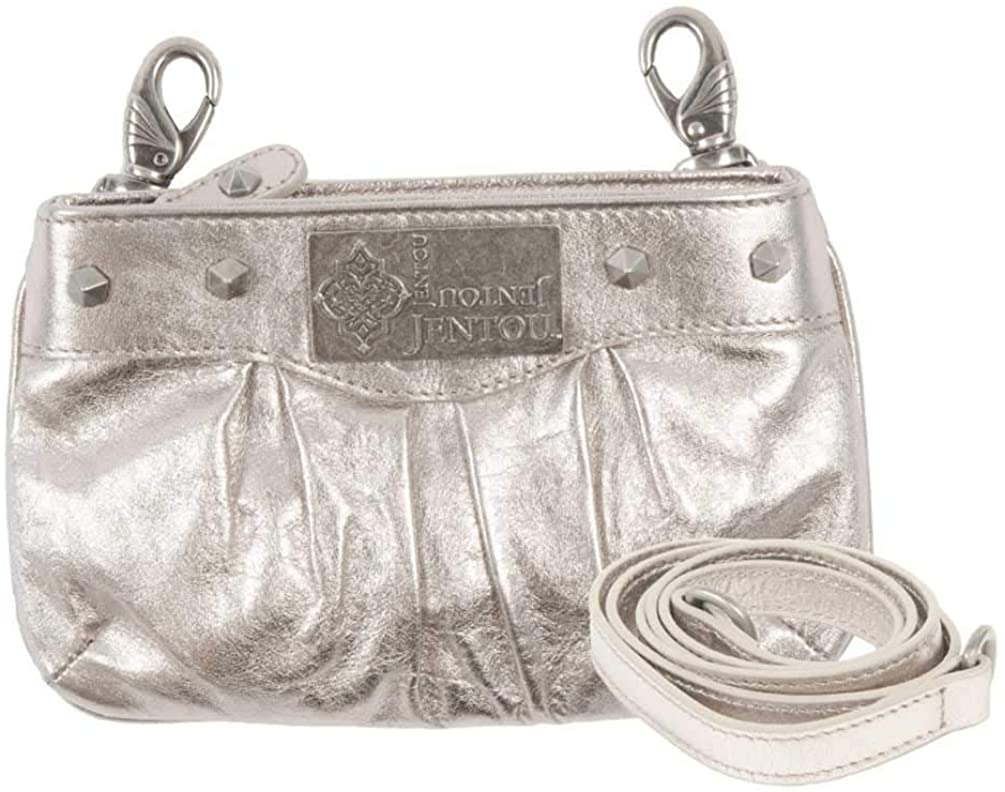 Price:$89.95    Leather Convertible Cross Body and Waist Bag  JENTOU  Clothing