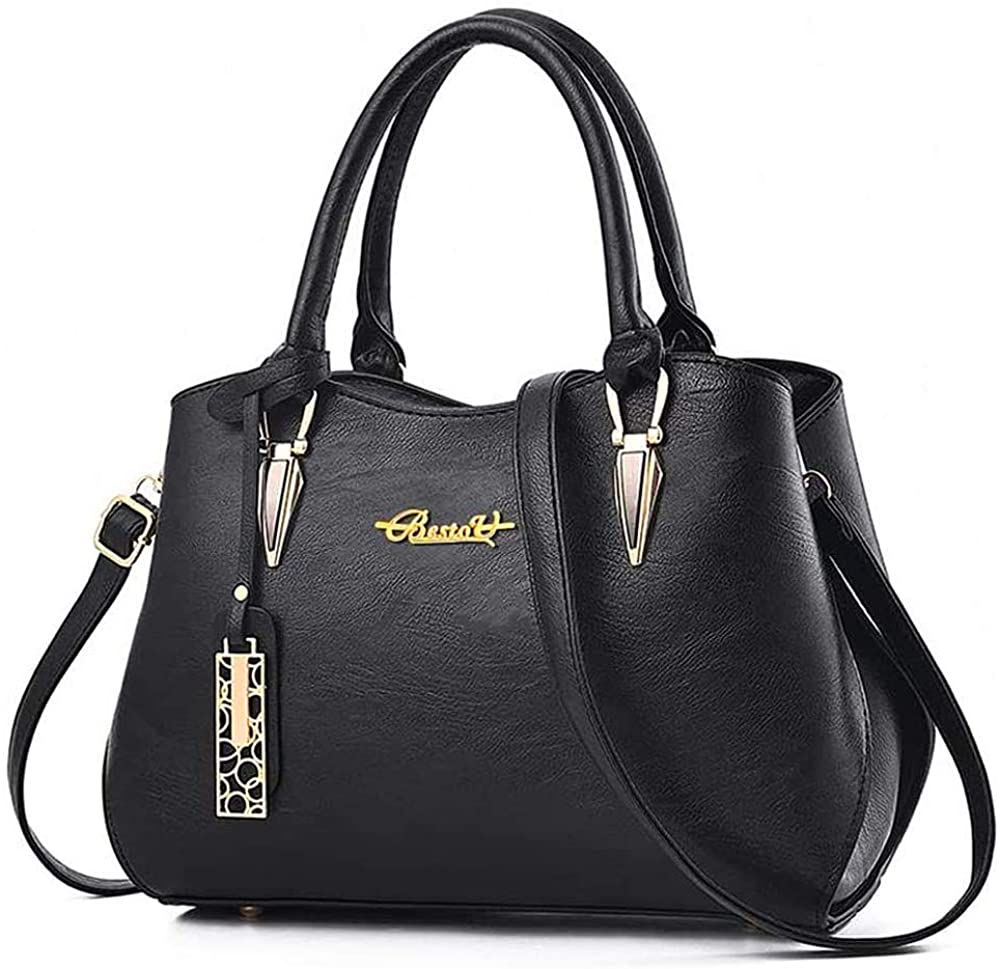 Price:$22.99    Handbags for Women Large Designer Ladies PU Leather Top Handle Satchel Shoulder Tote Bags with Multiple Internal Pockets  Clothing