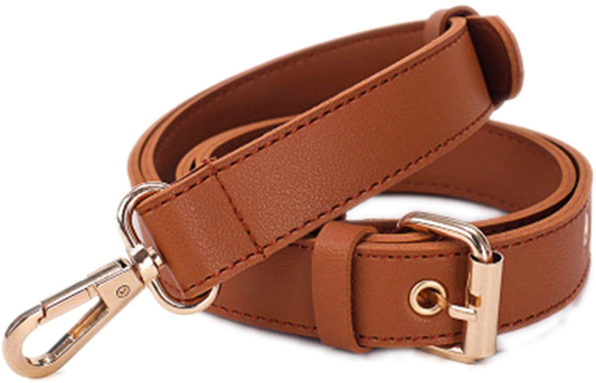 Price:$9.99 Beacone Adjustable Leather Replacement Crossbody Handbag Purse Strap Shoulder Bag Strap (Brown)  Handbags   