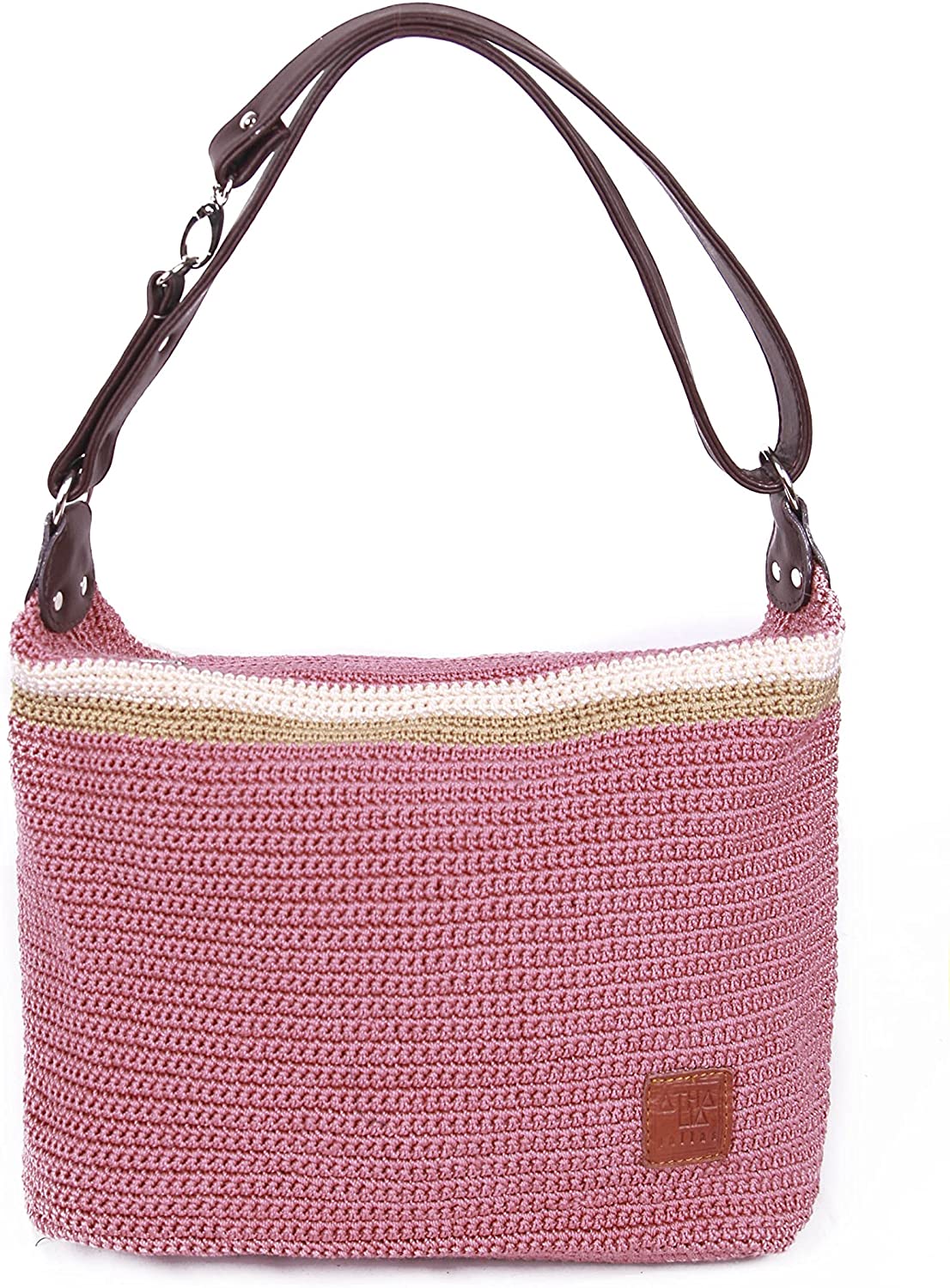 Price:$50.00 Jasmine Women Handcraft Bag (Pink)  Handbags   