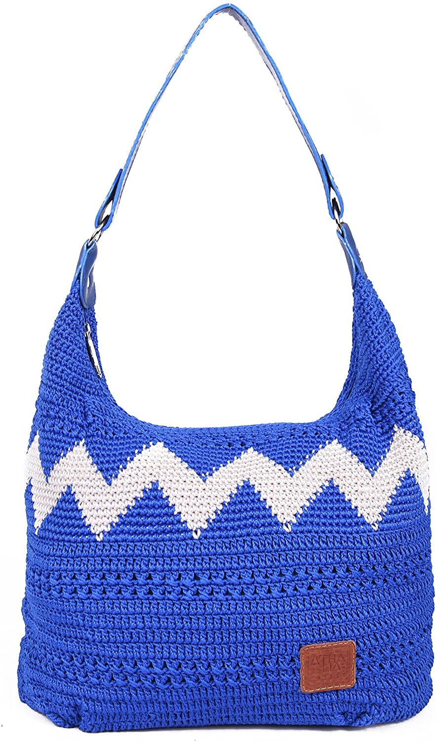 Price:$55.00 Tropical Brust Women Handcraft Bag (Blue)  Handbags   
