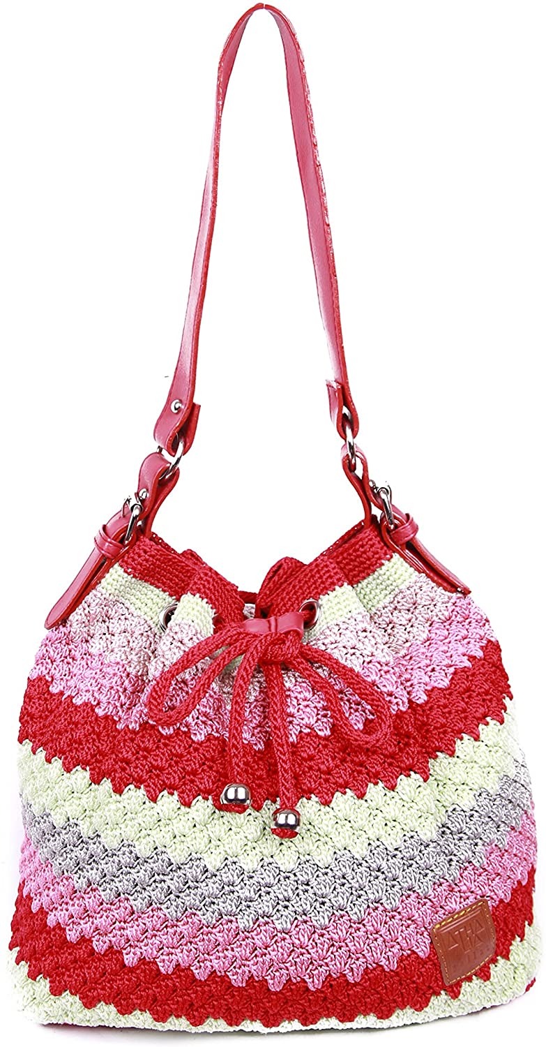 Price:$58.00 Yerba Mate Women Handcraft Bag (Red)  Handbags   