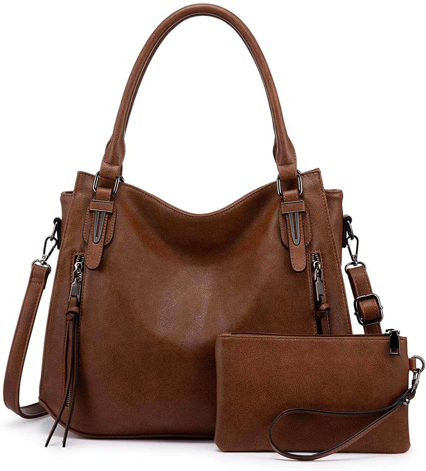 Price:$35.99    Realer Handbags for Women Large Crossbody Hobo Bags, with Matching Wallet  Clothing