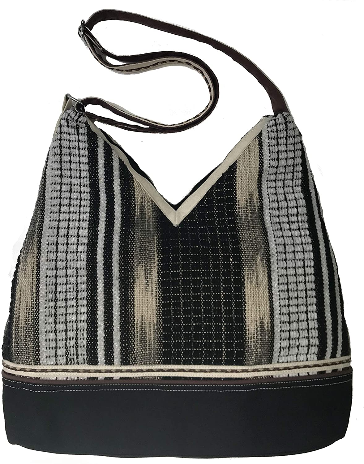 Price:$79.00 Tribeca Large Jute & Cotton Shoulder Bag  Handbags   