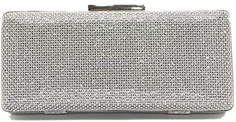 Price:$28.00    Dinner Bag Metal Grid Crossbody Bags Party shoulder Skewed Satchel  Clothing