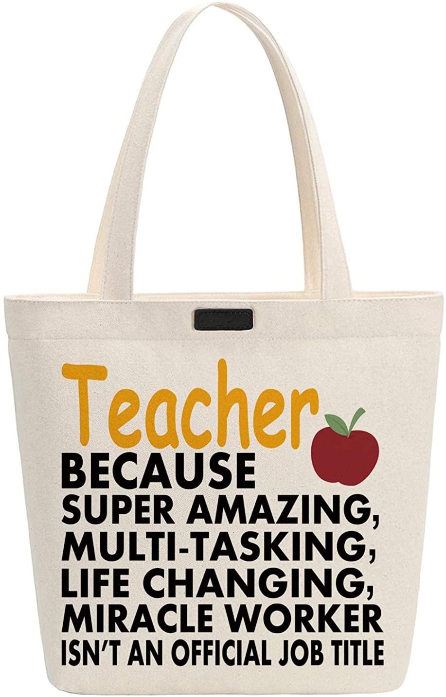 Price:$16.96    S.CHU Women's Teacher Super Amazing Handbag Canvas & Beach Tote Shoulder Bag  Clothing