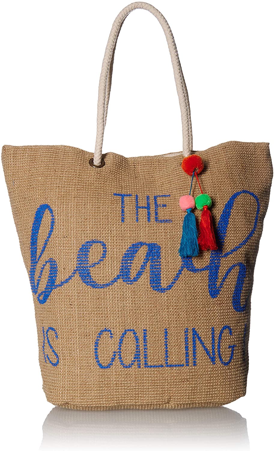 Price:$22.03 Twig & Arrow Burlap Rope Handle Shoulder Bag, Natural  Handbags   
