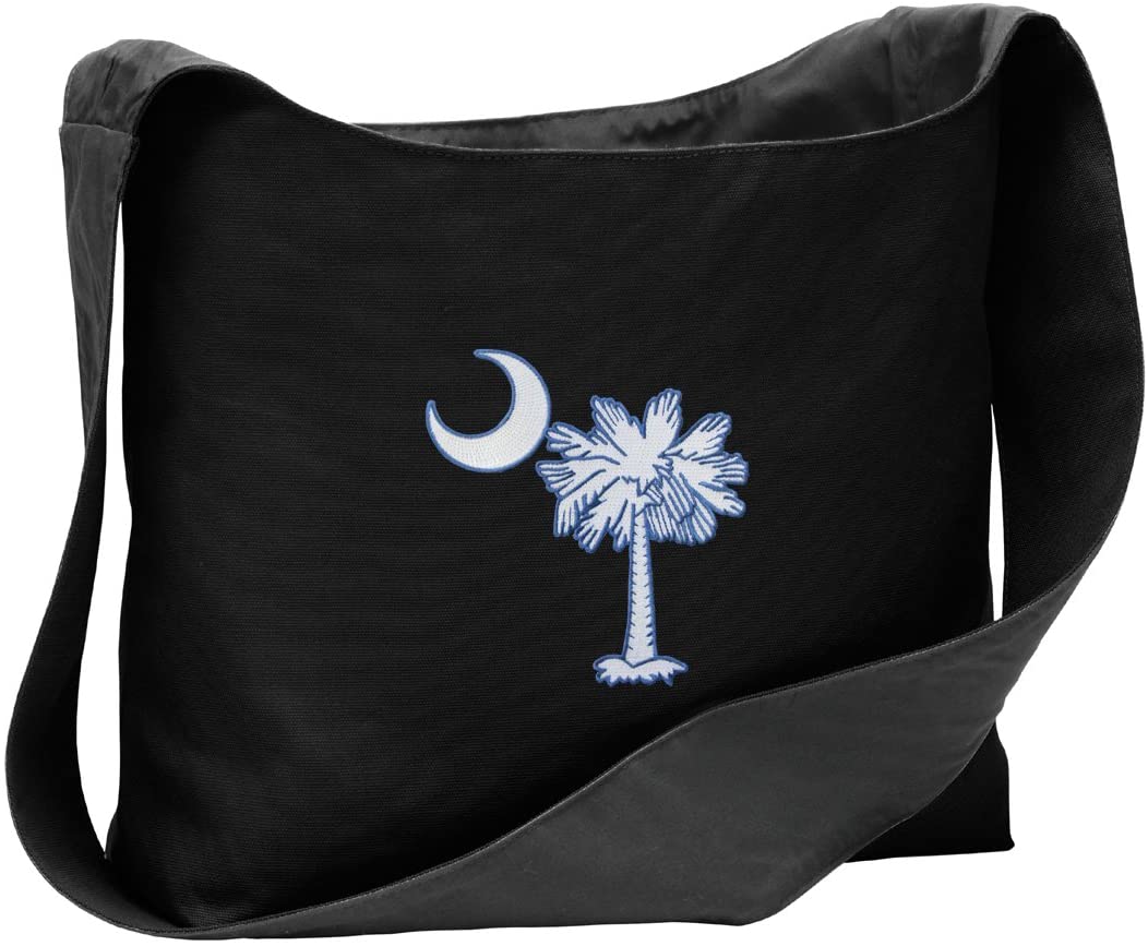 Price:$32.99    South Carolina Flag Tote Bag Best Sling Style Across Body Bags  Clothing