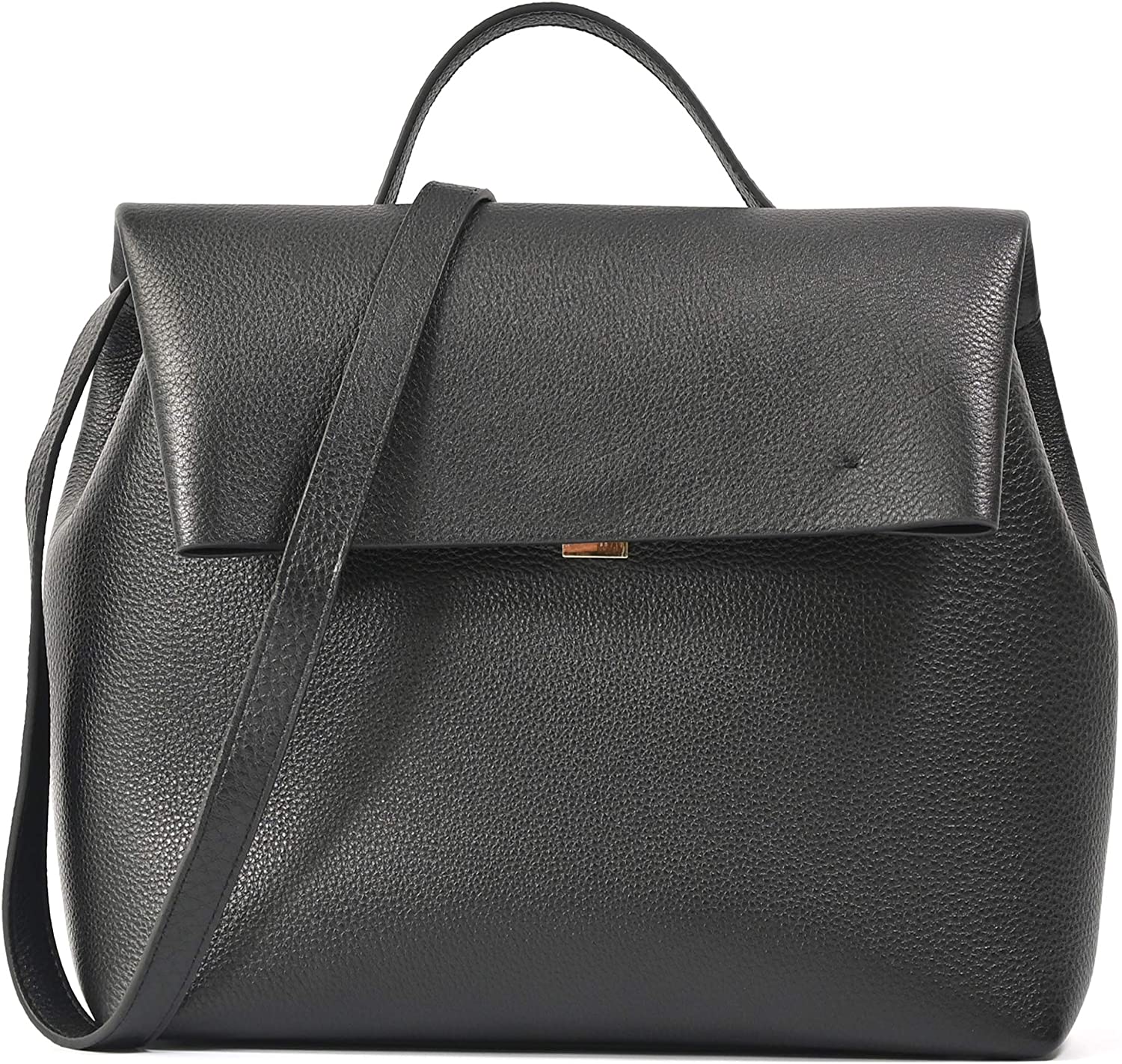 Price:$72.99    KZNI Genuine Leather Satchel Handbags,Purses and Handbags for Women,Tote, Shoulder Crossbody Bags with Long Strap Detachable,fashion Tote Bags,Tote Top-handle Satchel Bags,Ladies Large (Black)  Clothing