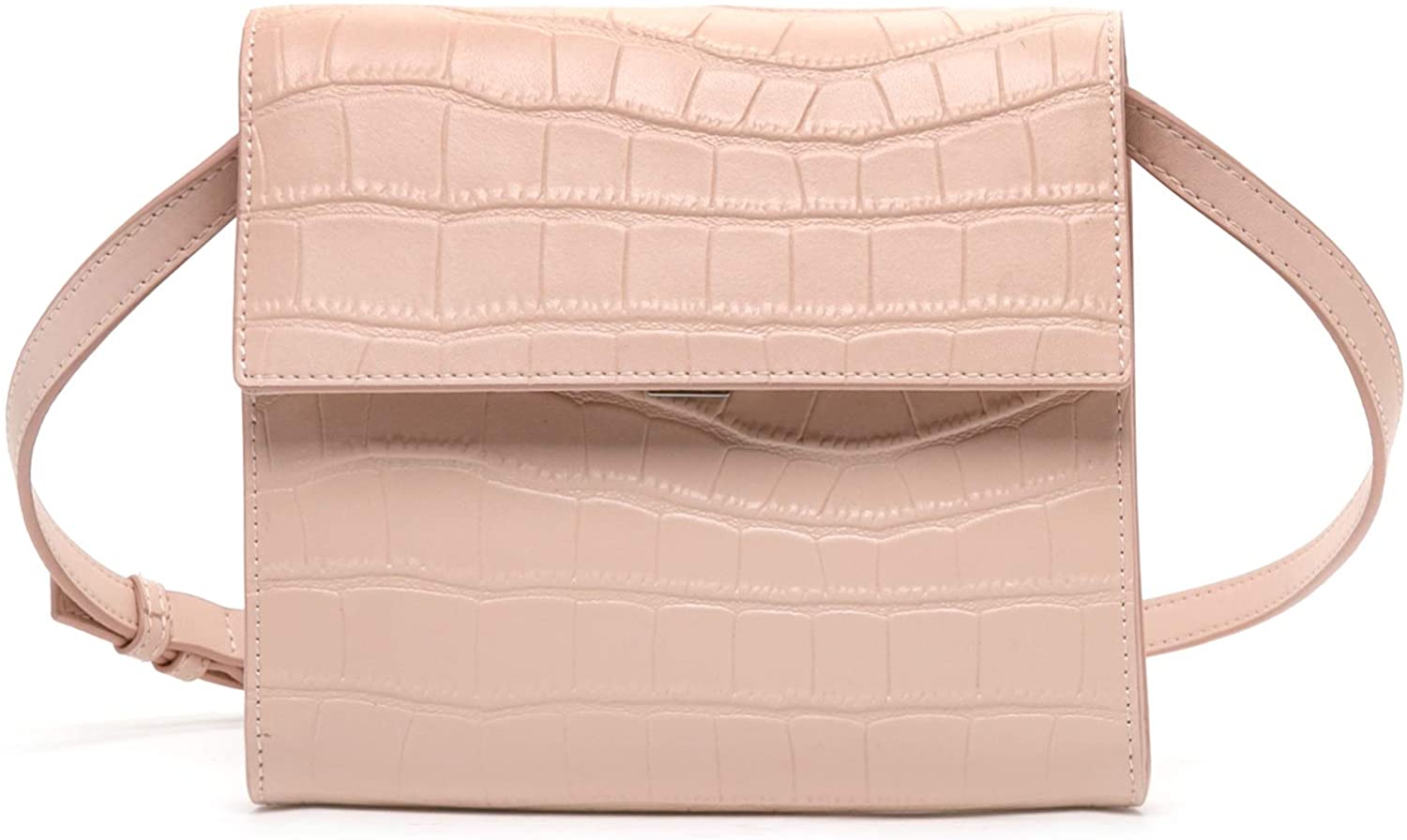 Price:$79.00 Jessie & Jane Genuine Leather Small Shoulder Bag Satchel with Adjustable Strap  Handbags   