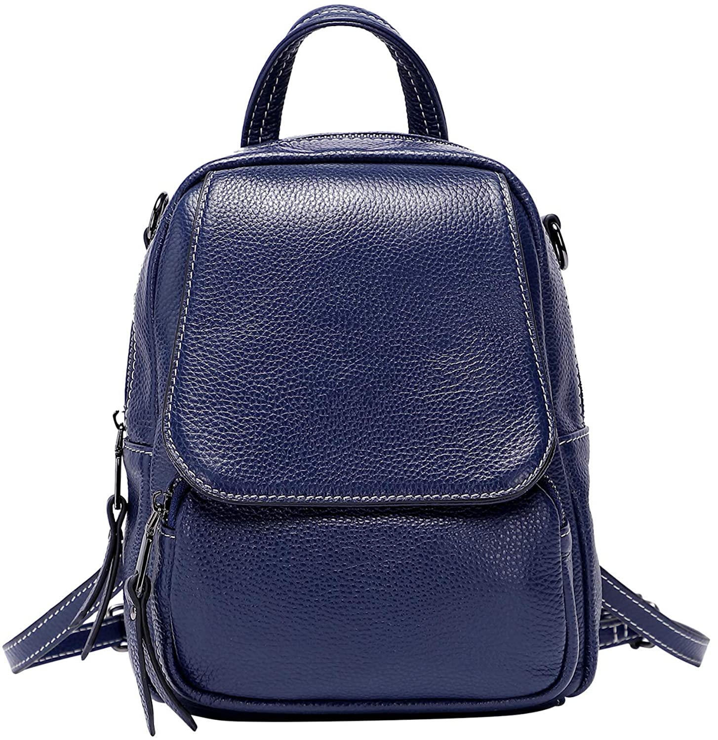 Price:$61.90    ALTOSY Mini Leather Backpack Fashion Leather Shoulder handbag Convertible Small Crossbody Bag for Women (S54 Blue)  Clothing