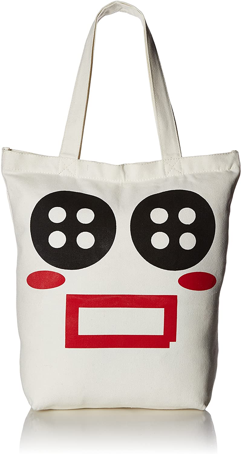Price:$15.04 Cute Canvas Button Tote Bag for Women Teen Girls - Has Top Zipper  Handbags   
