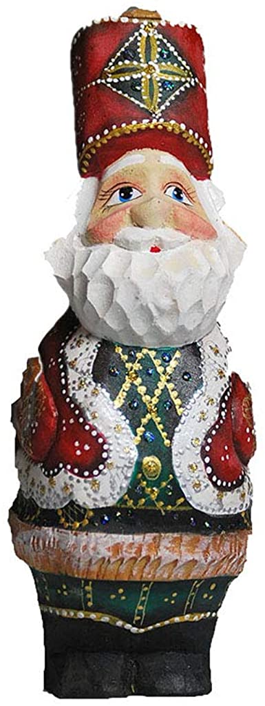 Price:$0.00 Hand Carved and Painted Nutcracker Santa in Goussar Jacket  Handbags   