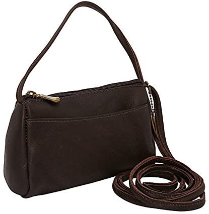 Price:$23.40   | David King & Co. Top Zip Mini Bag 501, Café, One Size | Messenger Bags