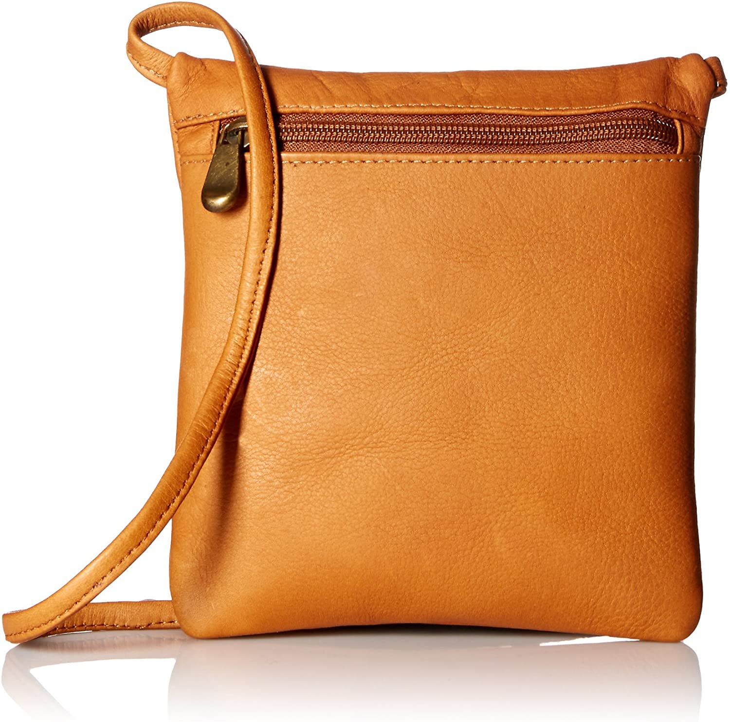 Price:$21.38   | David King & Co. Top Zip Mini Bag 507, Tan, One Size | Messenger Bags