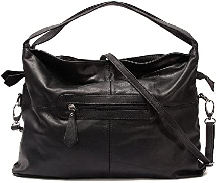 Price:$170.30    Floto Luggage Rimini Handbag, Black, Medium  Floto  Clothing