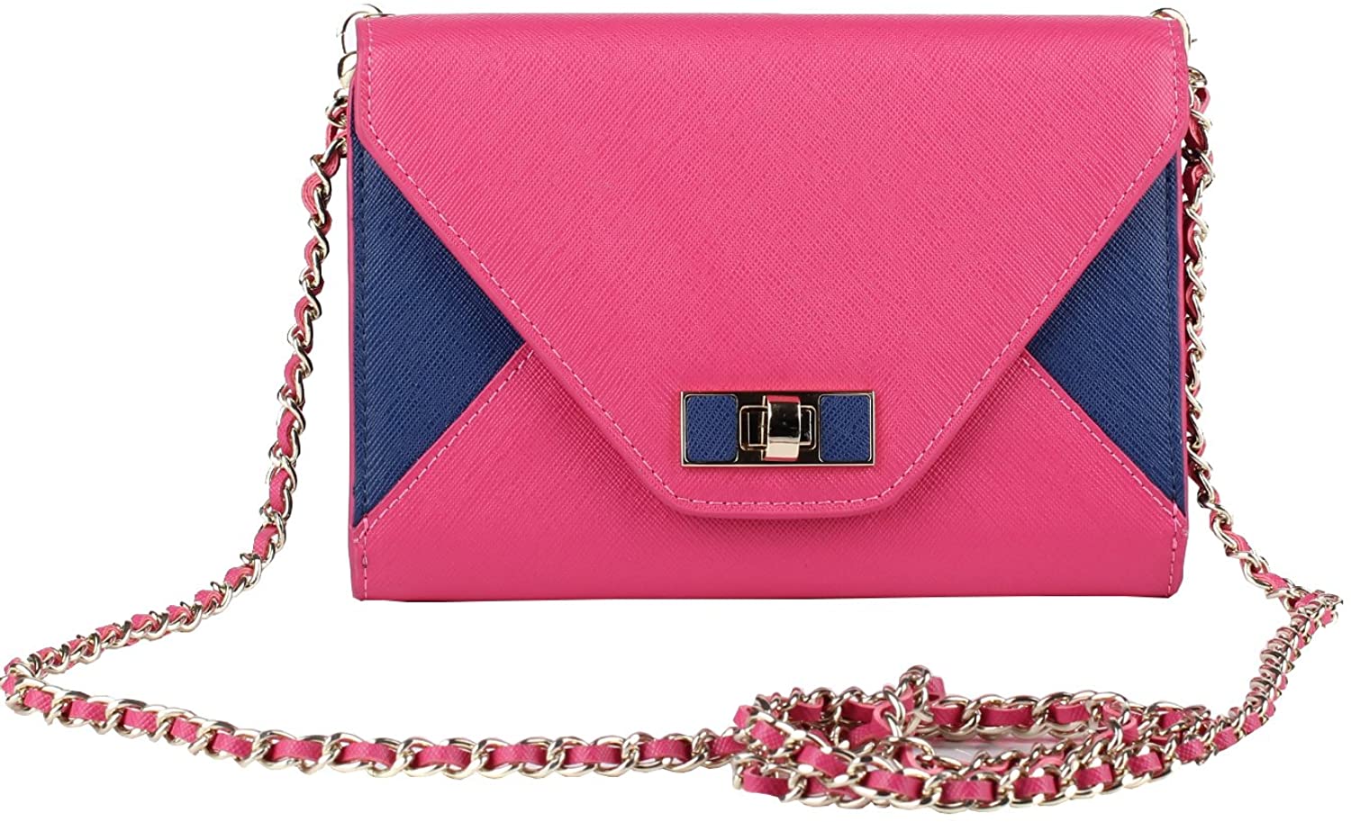 Price:$29.99 Banuce Small Chain Real Leather Shoulder Messenger Bag for Women Crossbody Purse Phone Wallet  Handbags   
