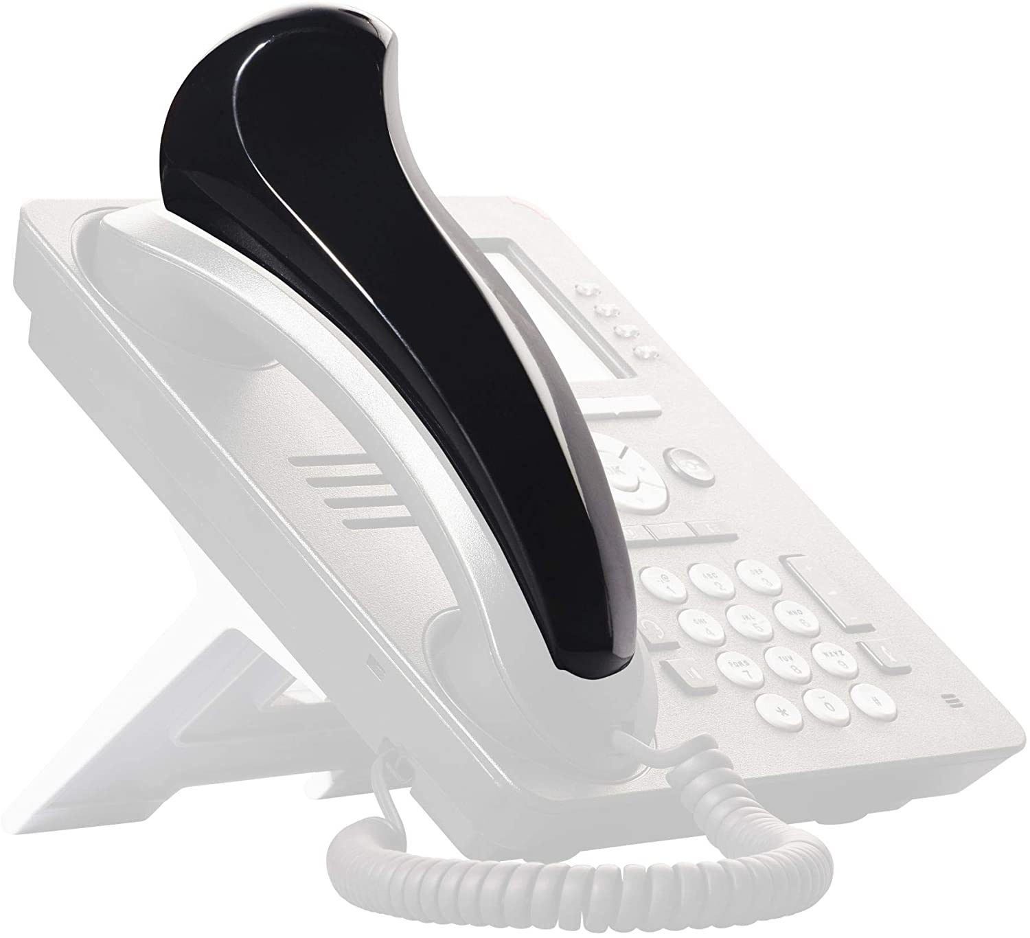 Price:$13.25    Softalk Antibacterial Black Phone Shoulder Rest | Landline Telephone Accessory (00101M)  Clothing