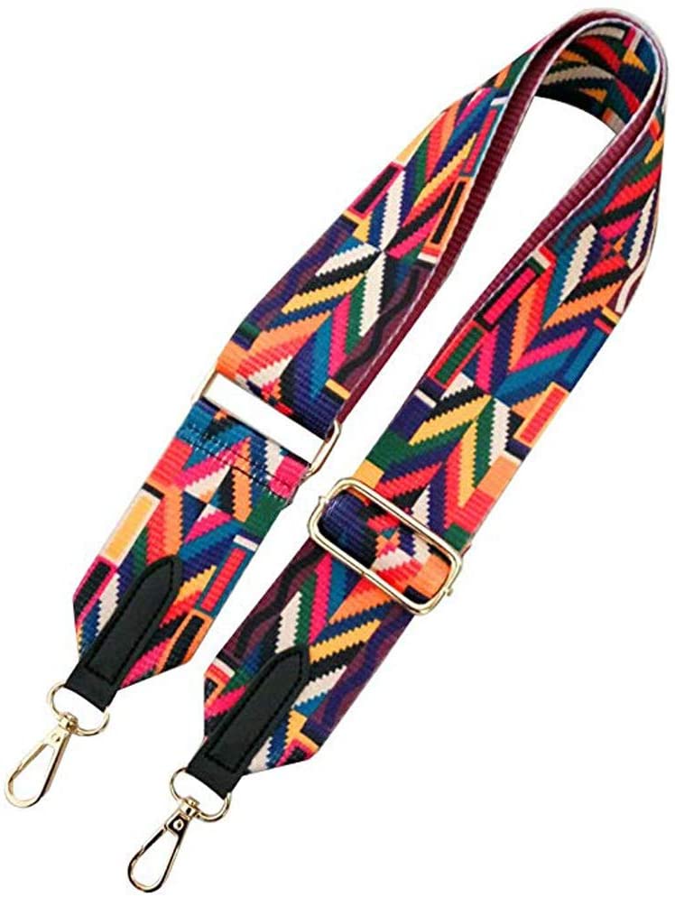 Price:$12.12    Women Shoulder Bag Replacement Ethnic Pu Leather Bag Accessory Black  Clothing