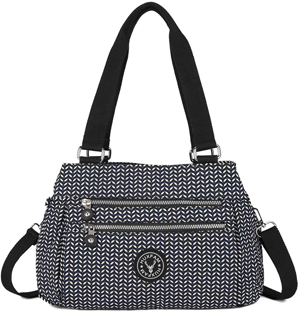 Price:$28.99 Cross body Shoulder Bag Women PU Leather Purses and Handbags Middle Size (2611#HONGJI#496BLACK)  Handbags   
