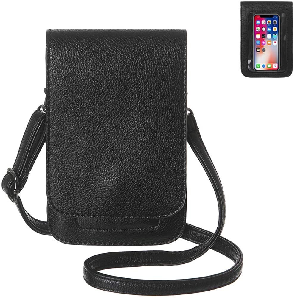 Price:$15.99 HAIDEXI Lightweight RFID Blocking Leather Phone Purse Small Crossbody Bag Cell Phone Pouch Shoulder Bag for Women  Handbags   