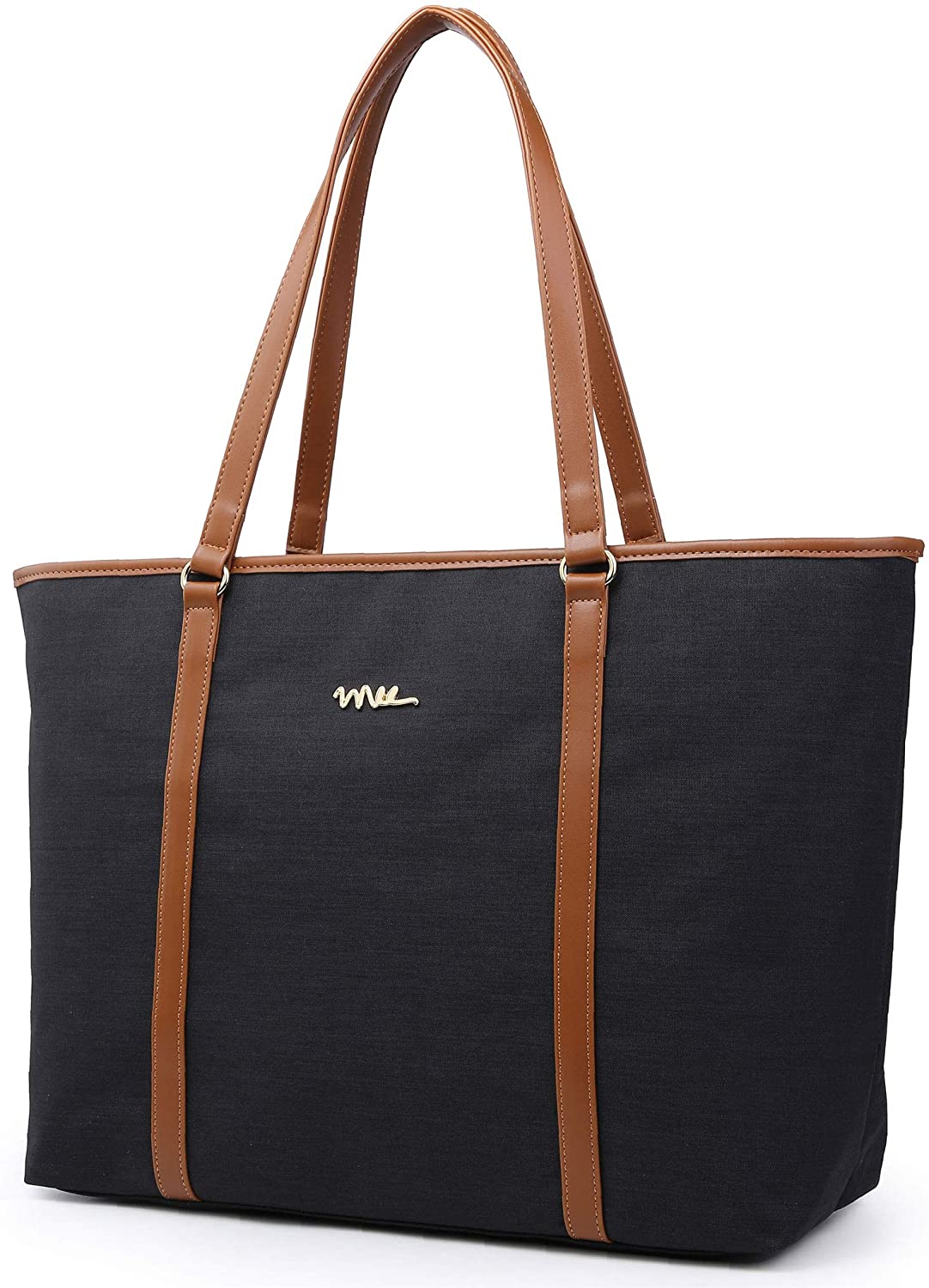 Price:$24.95    NNEE Water Resistance Nylon Travel Work Tote Shoulder Bag with Multi Pocket Design  Clothing