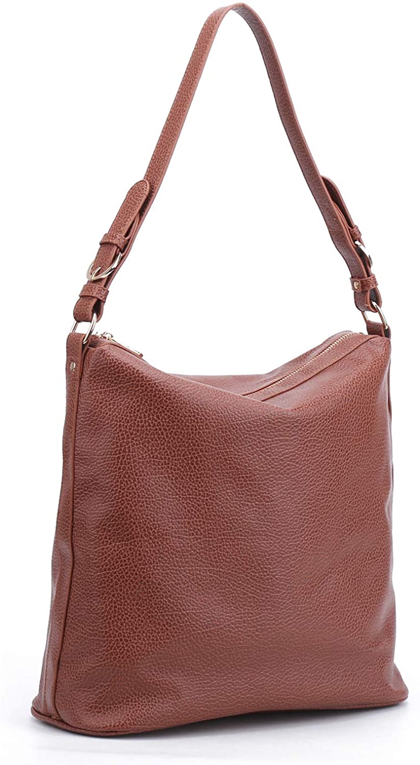 Price:$19.99    Women's Soft Faux Leather Tote Shoulder Bag, Big Tote Purse  Clothing