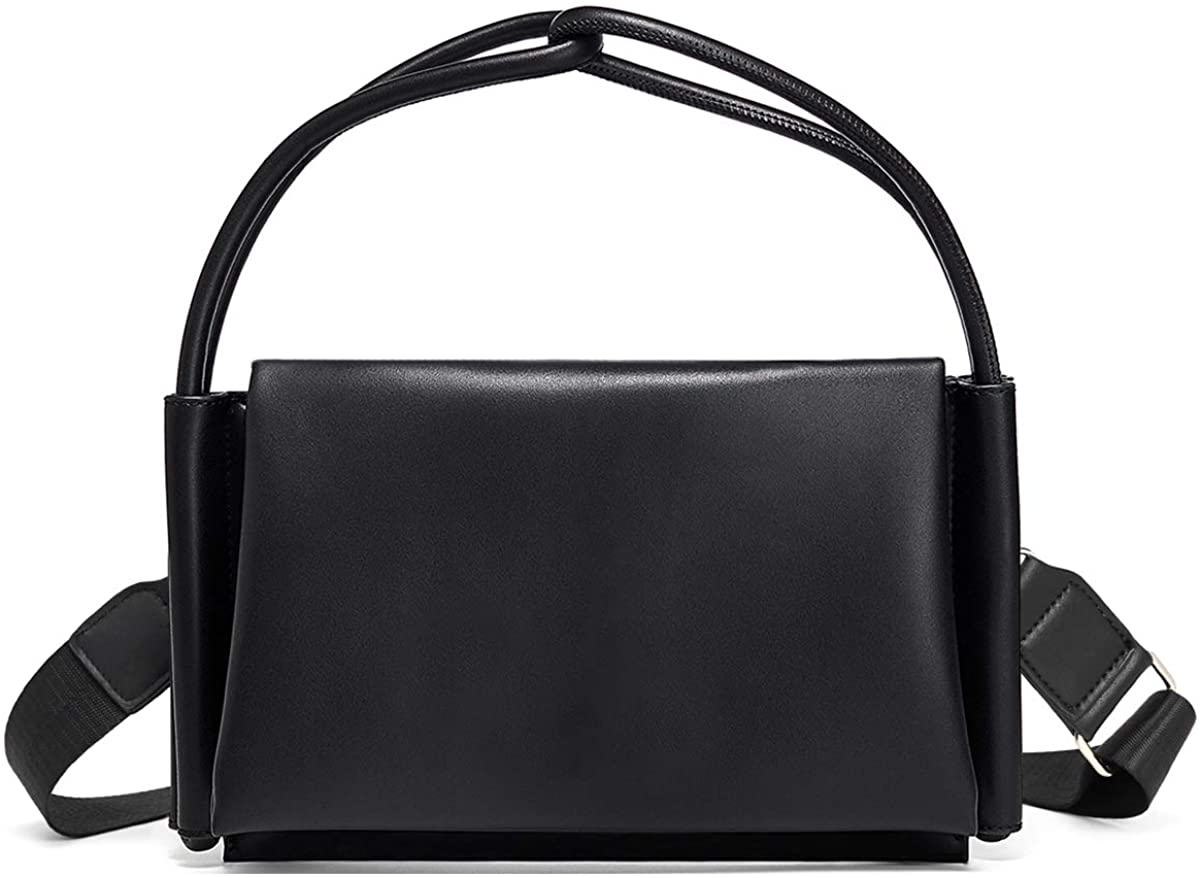 Price:$25.99 Envelope Purse and Handbags Small Crossbody Bags for Women with Wide Shoulder Strap (Black)  Handbags   