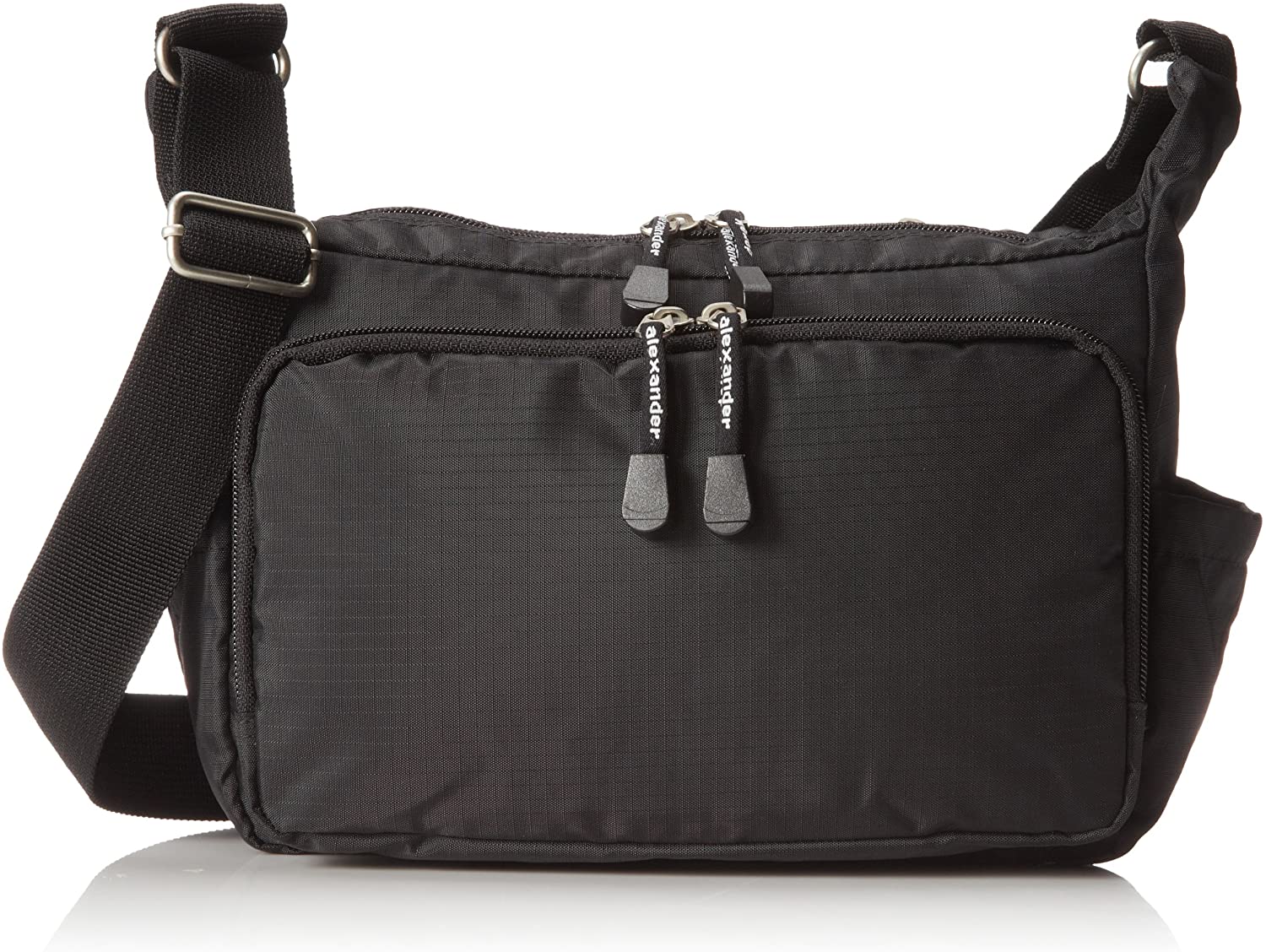 Price:$41.78    Derek Alexander Top Zip Front Organizer, Black, One Size  Clothing