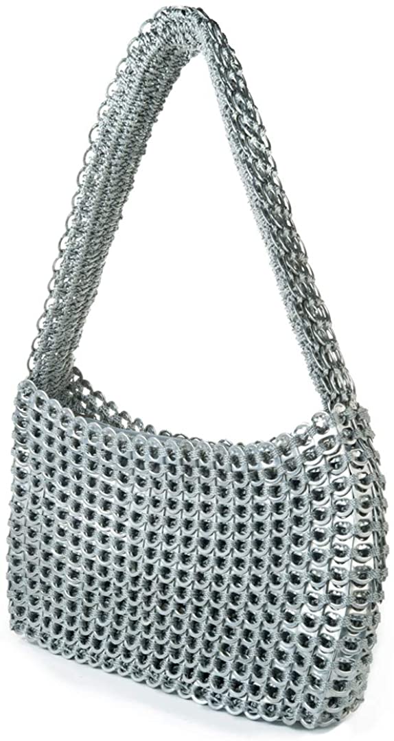 Price:$123.00 Eco Friendly Purse Socorro Recycled Pop Top Bag Escama Studio | With Fabric Liner & Zip Top Inside Pocket for iPhone  Handbags   