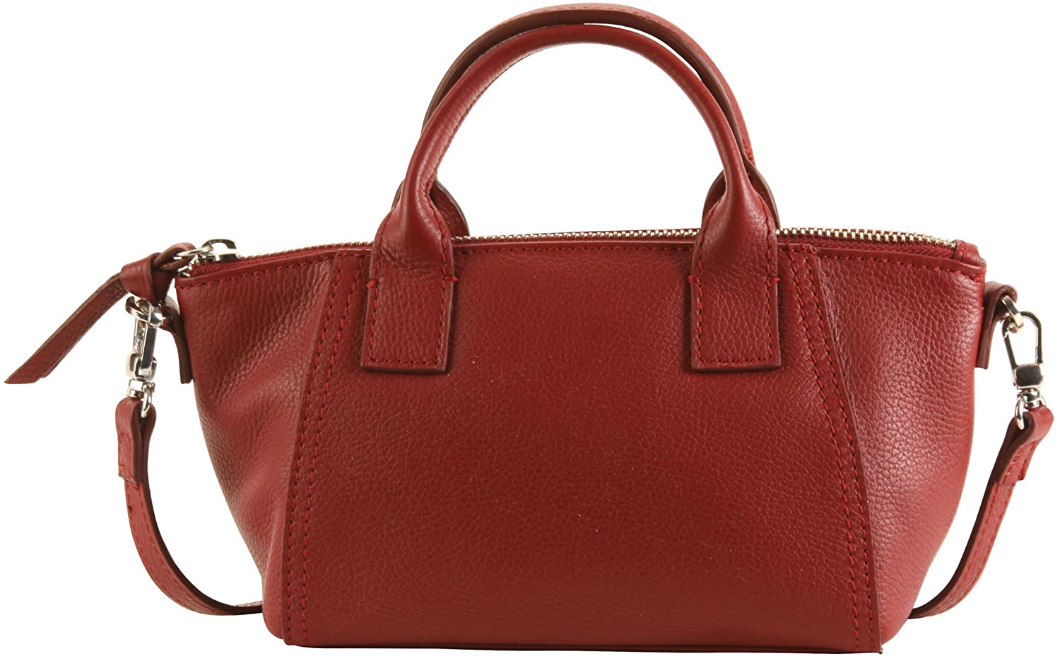 Price:$55.00    Hadaki Genuine Leather Fashion Hand Bag Purse Red  Clothing