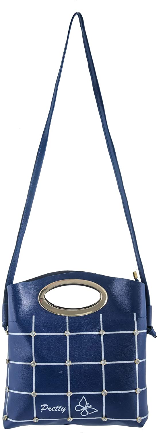 Price:$20.00    Purses and Crossbody bags for Women Fashion Ladies PU Leather Top Handle Satchel Shoulder Bags Royal Blue Color  Clothing
