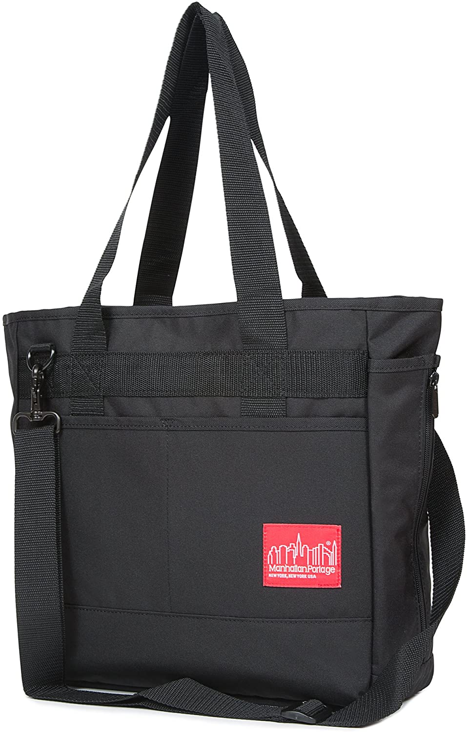 Price:$69.00    Manhattan Portage Downtown Todt Hill Tote Bag (Black)  Clothing