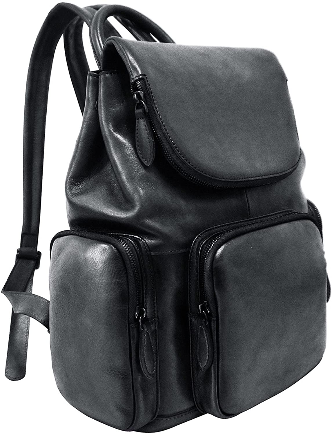 Price:$119.49    Backpacks for Women Girls Ladies Leather Shoulder Bag Travel Casual School Bags (Black)  Clothing