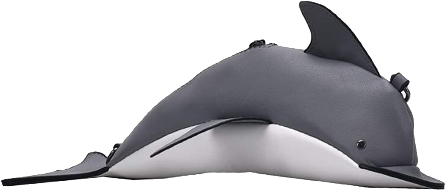 Price:$21.98 WOG2008 Womens 3D Animal PU Leather Shoulder Bags Dolphin Girls Adorable Cute Purse Bags Fashion Chic Clutch Bags  Handbags   