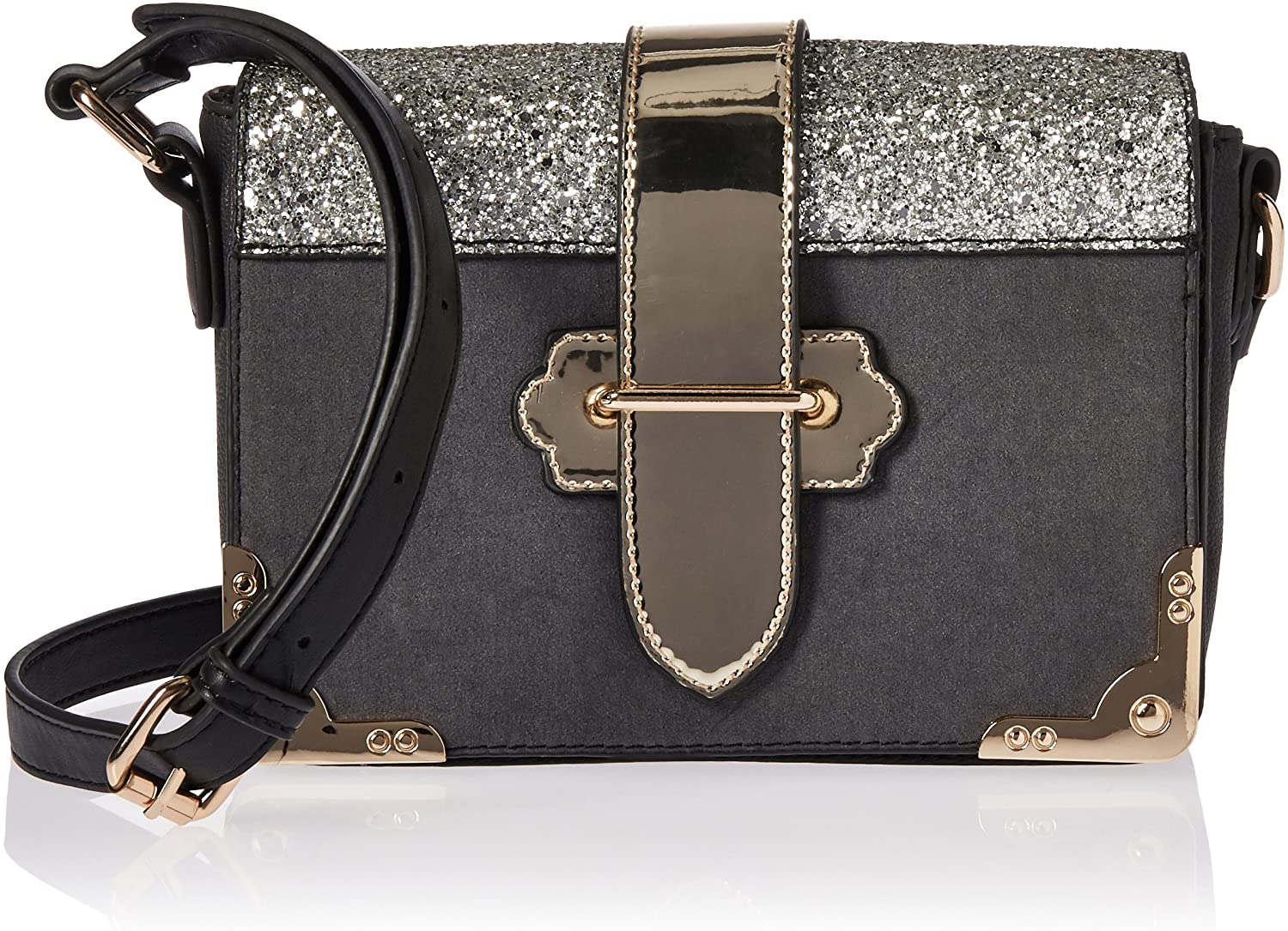 Price:$26.94    Nikky Women's Sequins Design Black Crossbody, One Size  Clothing